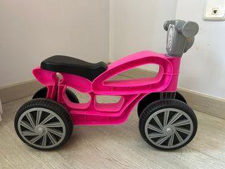 Bicicleta de aprendizaje rosa
