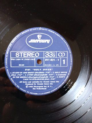 Vinilo Dio Holy Diver Heavy Metal