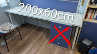 Scrivania IKEA Linnmon 200x60 cm