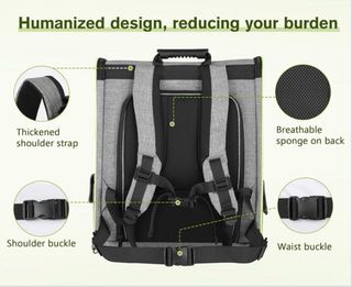 Mochila para Gato Pecute Gris