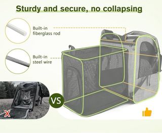 Mochila para Gato Pecute Gris