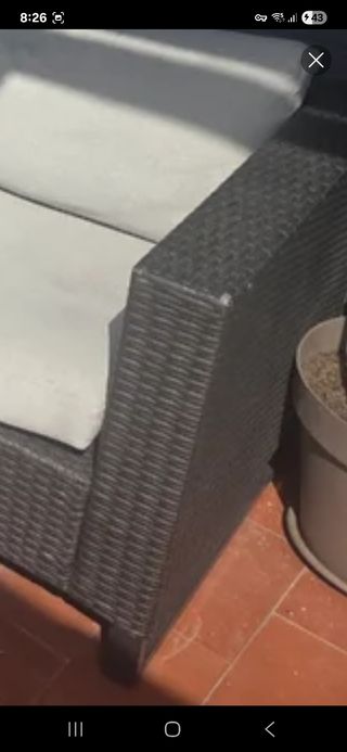 Sofá rinconero de terraza/jardín. NO LO ENVÍO