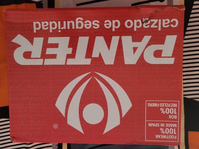 Zapatos de trabajo Panter Negros