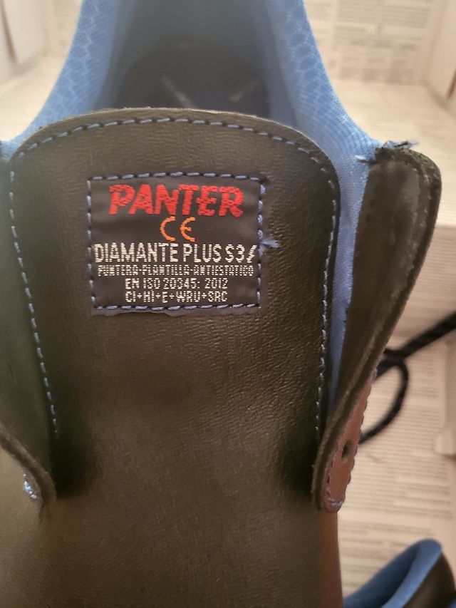 Zapatos de trabajo Panter Negros
