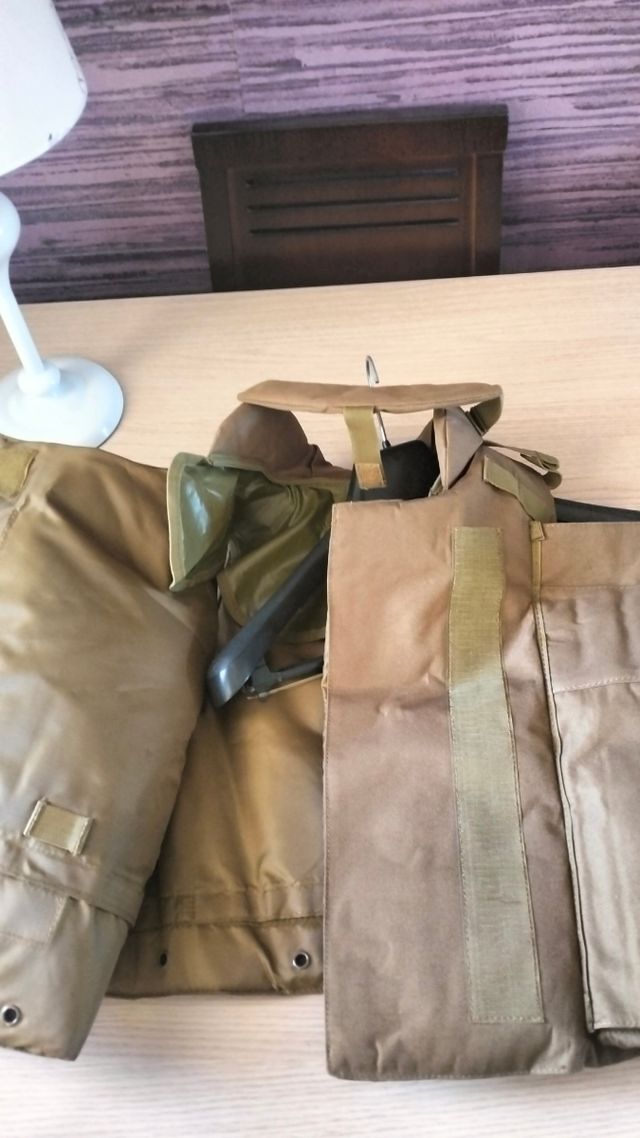 Chaleco táctico anti proyectiles color caqui