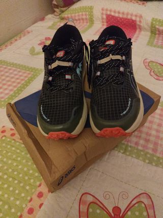 Asics Trail Running Zapatillas Negro/Verde