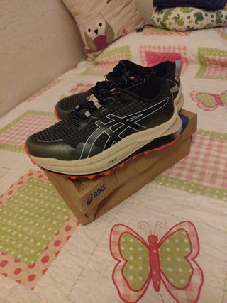Asics Trail Running Zapatillas Negro/Verde