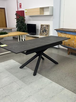 Mesa Comedor Extensible Negra Nueva!! 