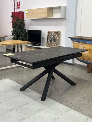 Mesa Comedor Extensible Negra Nueva!! 