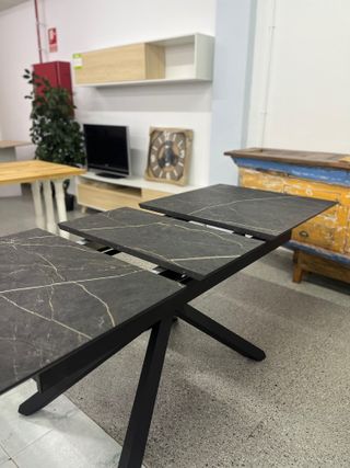 Mesa Comedor Extensible Negra Nueva!! 