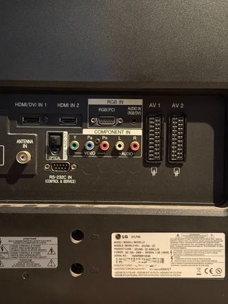 Televisión LG 37LF65 Negra