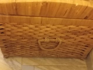 Arcón/Baúl de mimbre.