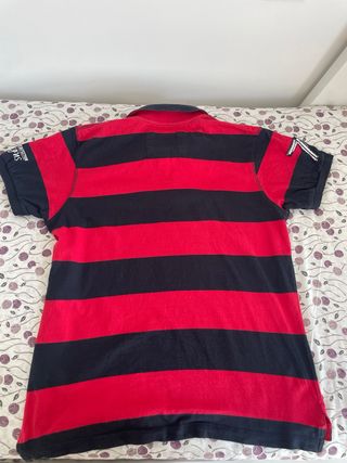 Polo Jack & Jones Rayas Rojas y Negras