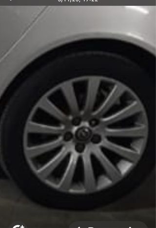 4 Llantas con Neumáticos Opel Insignia
