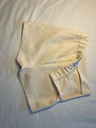 Falda Pantalón Beige con Anillas