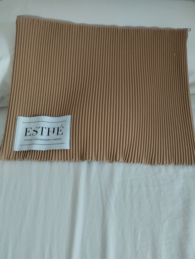 Vestido de tul Esthé beige