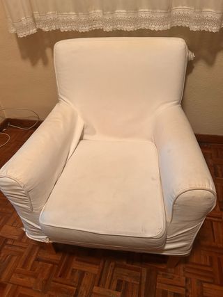 Sillón Ektorp Jennylund Ikea Blanco