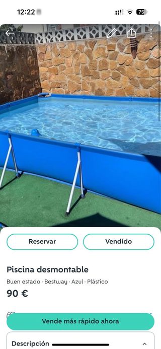 Piscina desmontable Bestway Azul