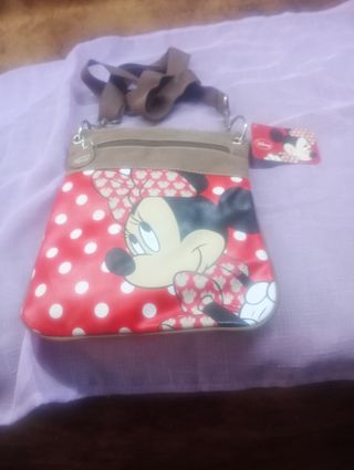 Tracolla Minnie Disney rossa