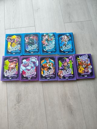 9 tomos de jojo's bizarre adventures 
