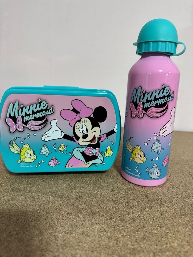 Conjunto de Lancheira e Garrafa de Água Minnie Mouse