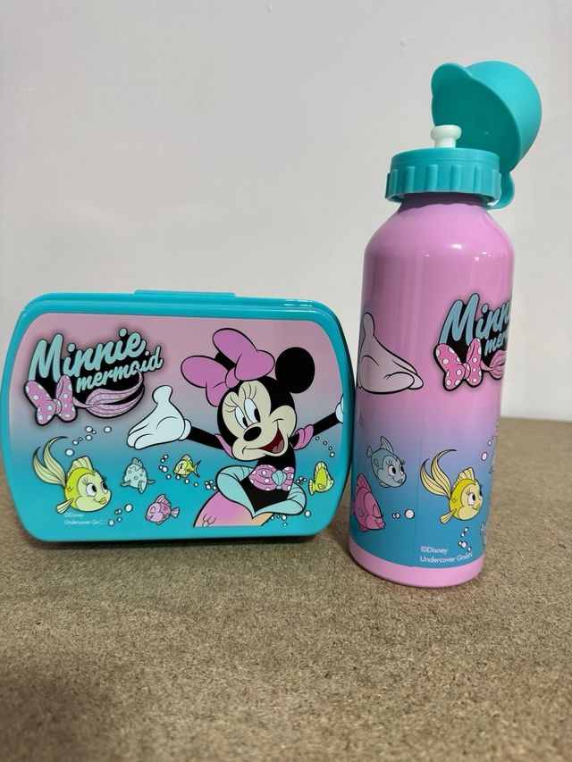 Conjunto de Lancheira e Garrafa de Água Minnie Mouse