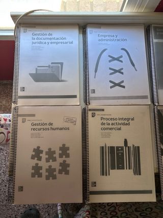 libros grado medio y superior de administración 