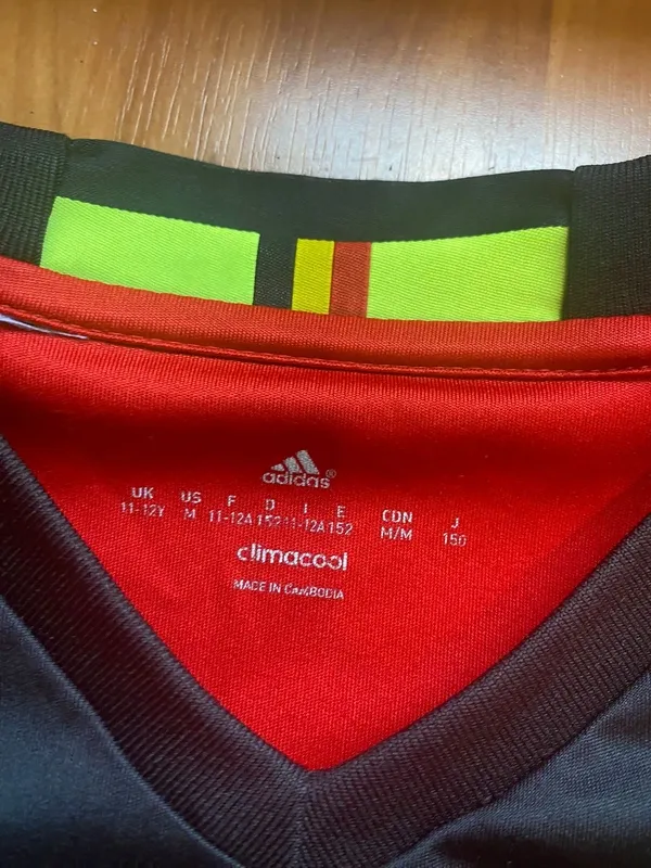 Camiseta fútbol Bélgica 2016 2017