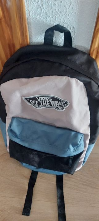 Mochila Vans Negra y Azul