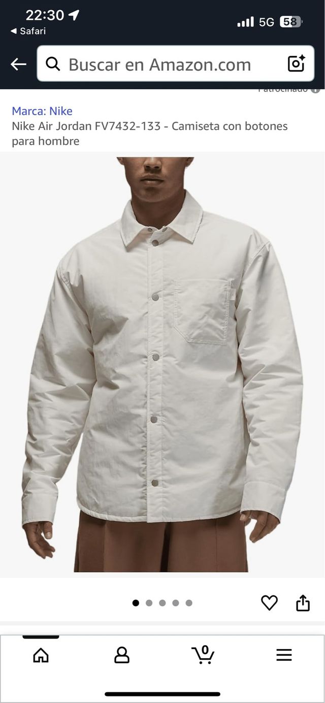 Camisa Jordan Nike Invierno Thinsulate impermiable