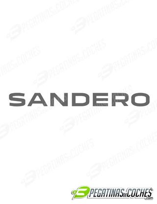 Pegatina portón Dacia Sandero
