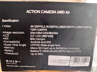 Camara de Acción 4K Apexcam