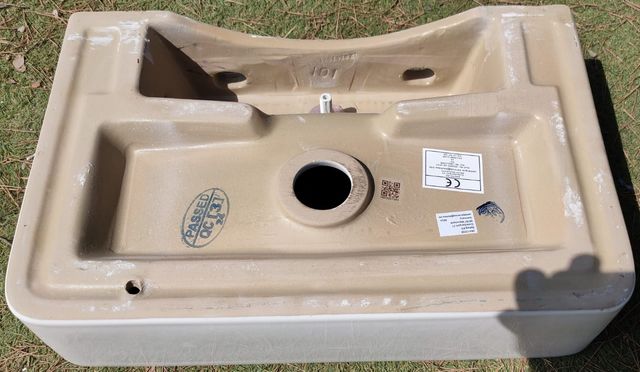 Pila moderna baño porcelana