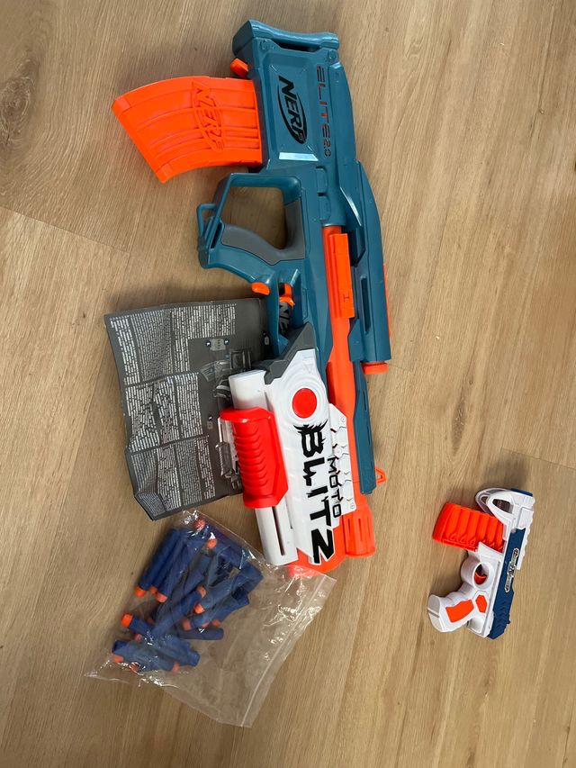 Pistola Nerf Blitz Elite 2.0 Automática