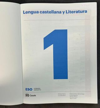 Lengua castellana y Literatura 1 ESO (2019)