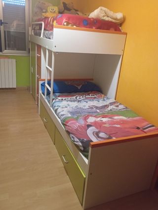 Mueble Tren Infantil Dormitorio
