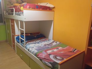 Mueble Tren Infantil Dormitorio
