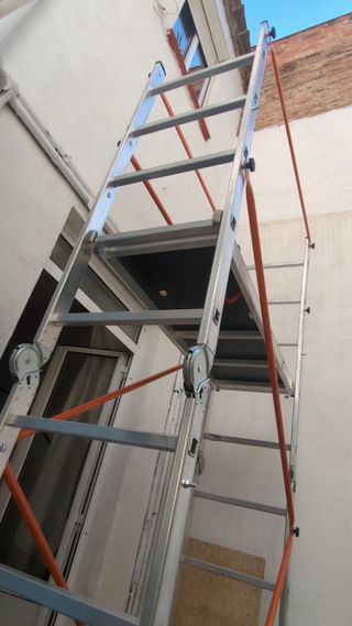 Andamio 2 escaleras transformables 3m