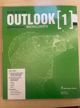 Libro de Inglés y Workbook  de 1 Bachillerato 