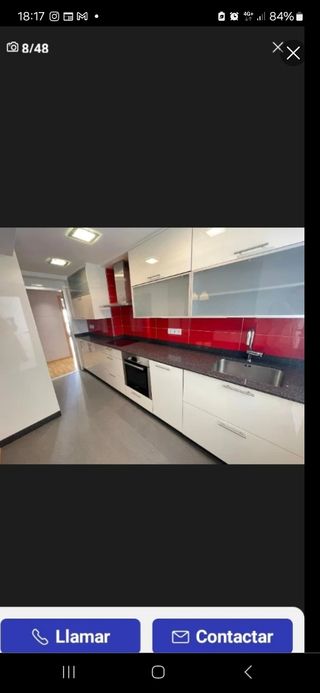 Restos de muebles de cocina, mampara ducha 3 hojas