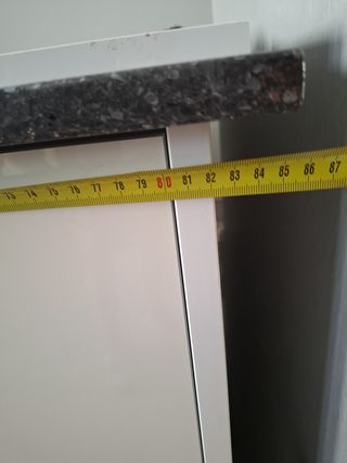 Restos de muebles de cocina, mampara ducha 3 hojas