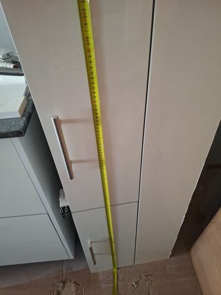 Restos de muebles de cocina, mampara ducha 3 hojas