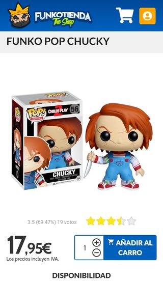 Funko Pop Chucky 56 Child's Play