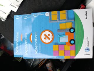 Libros de Matemáticas Santillana 6 Primaria NUEVOS