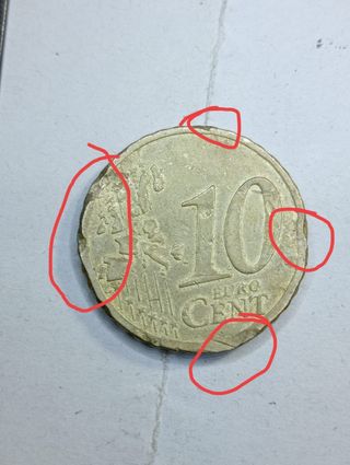 Moneda 10 céntimos Finlandia 1999