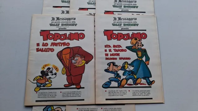Lotto 27 inserti Topolino Walt Disney