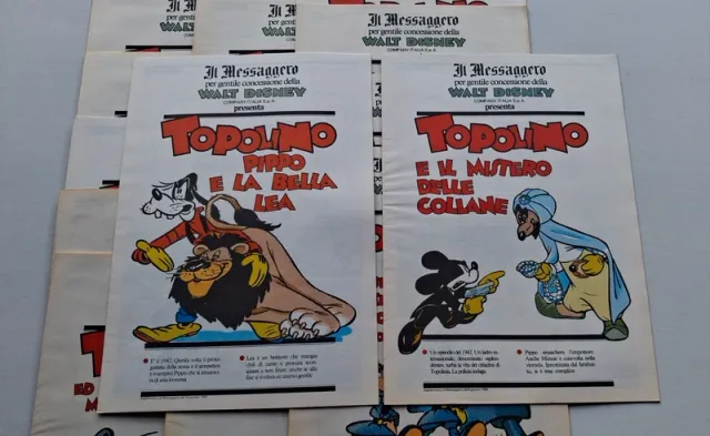 Lotto 27 inserti Topolino Walt Disney
