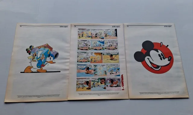 Lotto 27 inserti Topolino Walt Disney