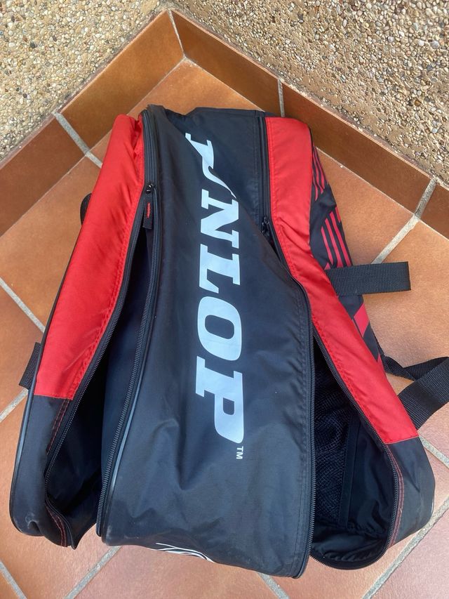 Paletero Pádel Dunlop Rojo