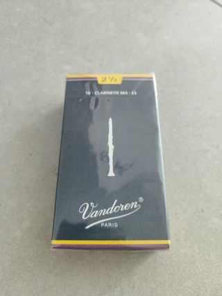 Cañas Clarinete Mib Vandoren 2 1/2